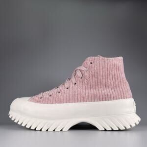Converse Chuck Taylor All Star Lugged 2.0 High Women’s 9 Striped Knit Pink Shoes